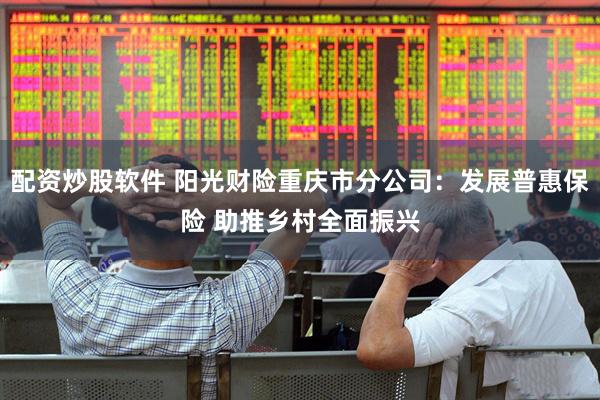 配资炒股软件 阳光财险重庆市分公司：发展普惠保险 助推乡村全面振兴